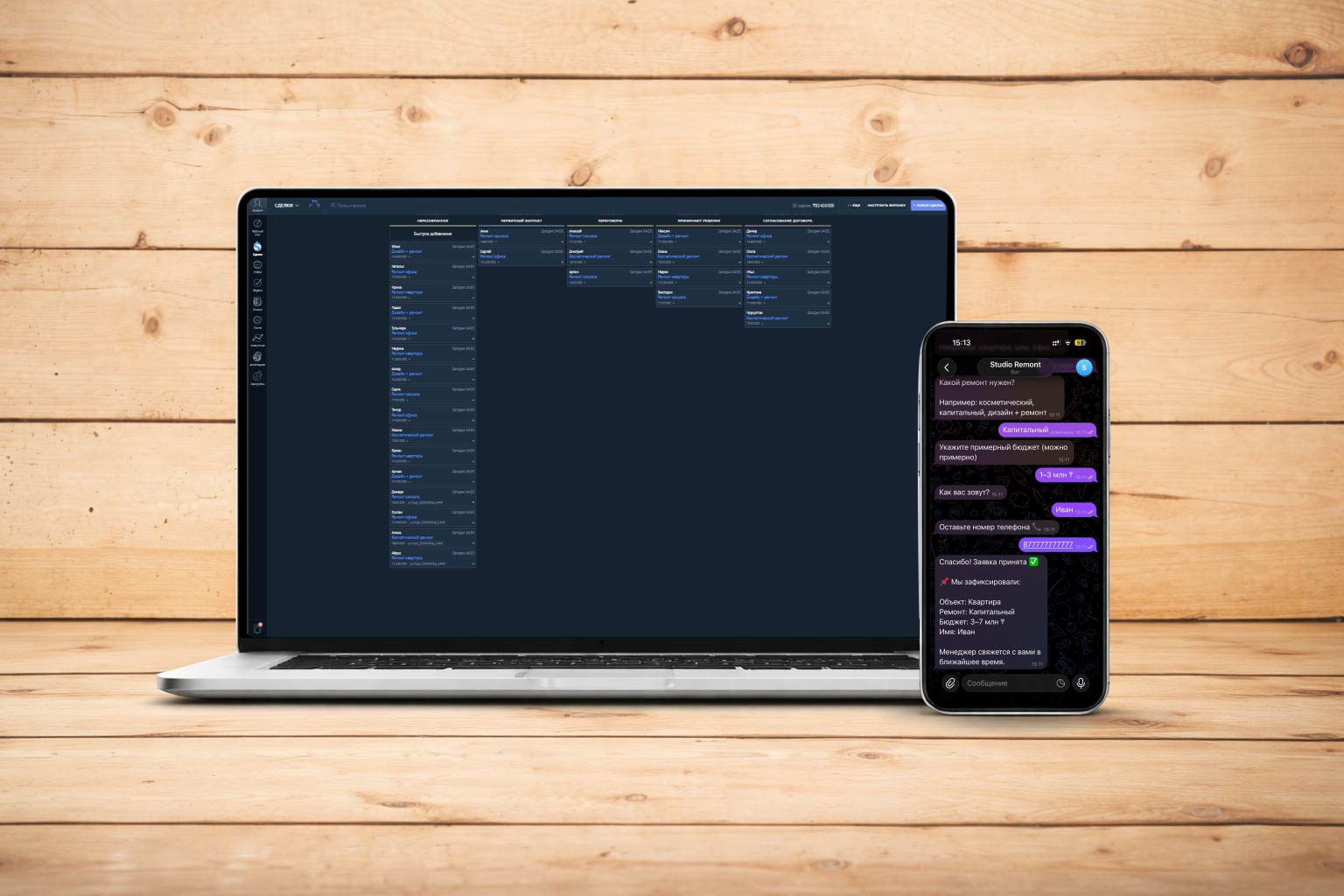 Автоматизация воронки продаж B2B
